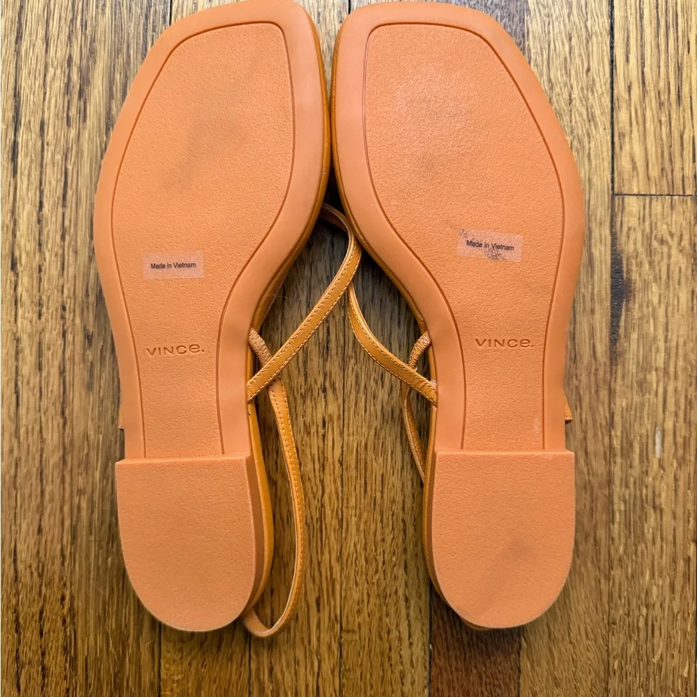 Vince Deana Leather Slingback Sandals NWOT